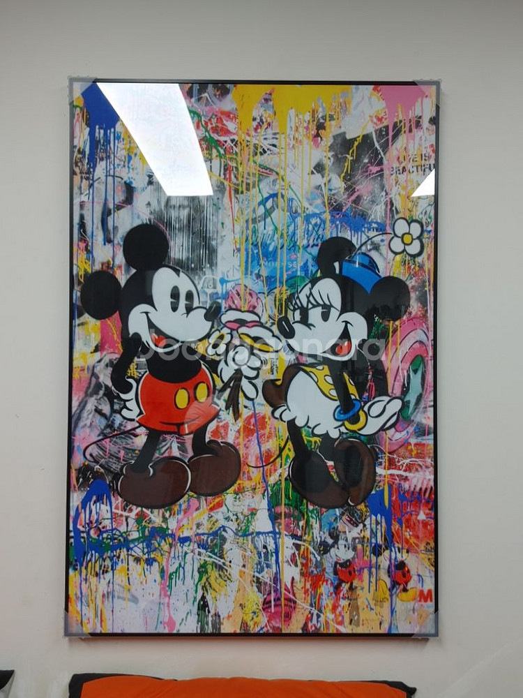 도널드덕 미키마우스 대형 팝아트 그림 액자 인테리어--8