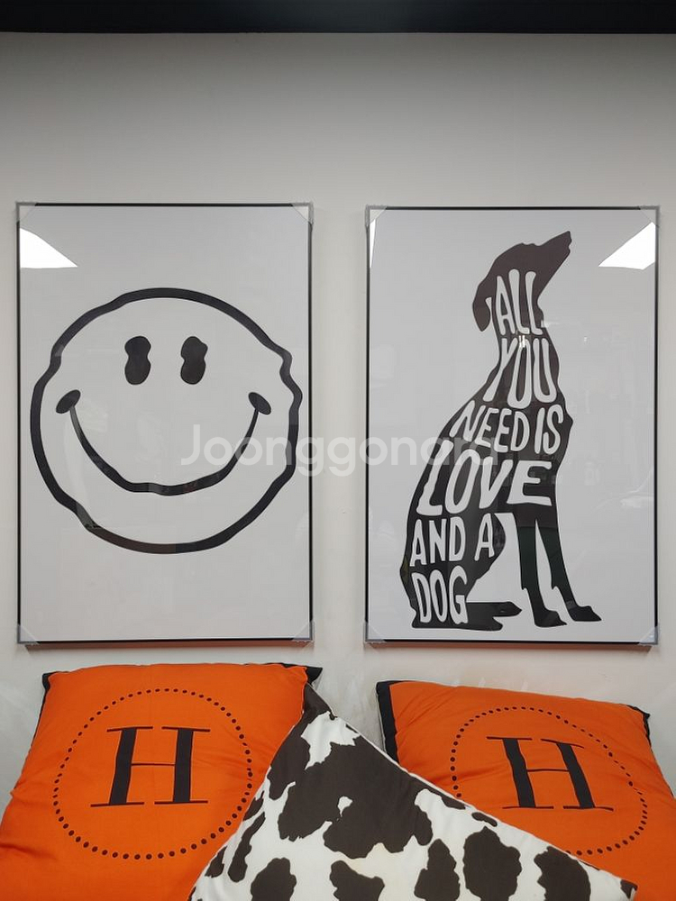 스마일 대형 핍아트 그림 액자 인테리어액자 그림액자--5