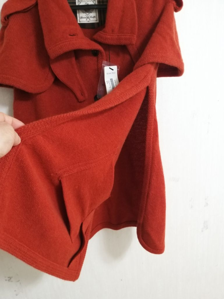 여성 빈폴 울100% 숄 니트자켓(박시90-100) 이미지