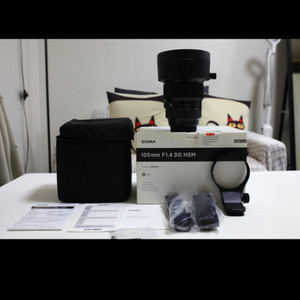 시그마 A 105mm f1.4 캐논마운트 판매