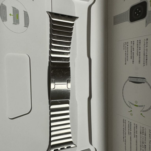 애플워치 정품 링크 브레이 슬릿 실버 42mm