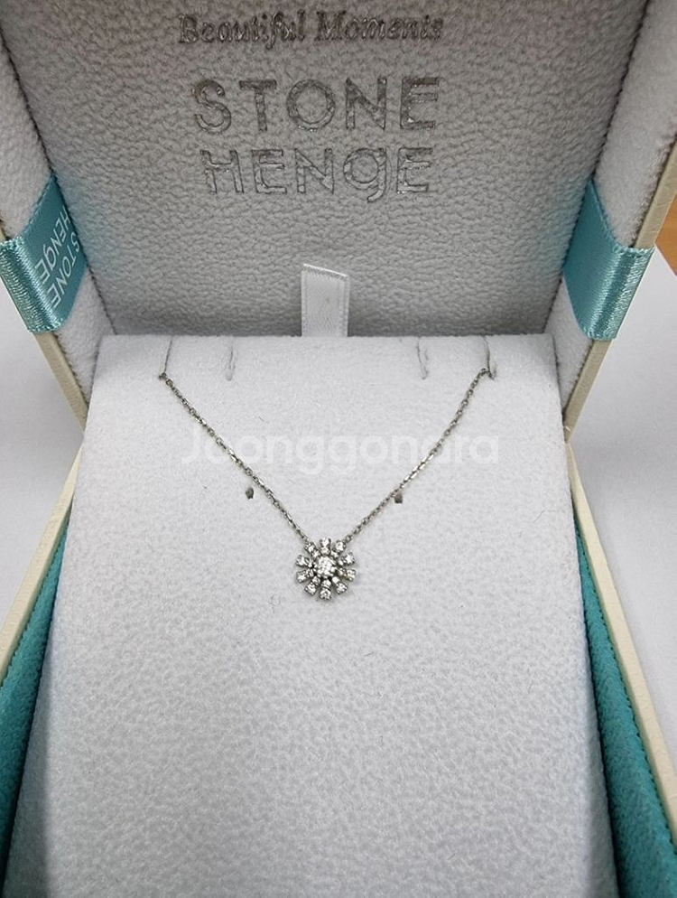 14k 스톤헨지 다이아 목걸이(모두 다이아)--3