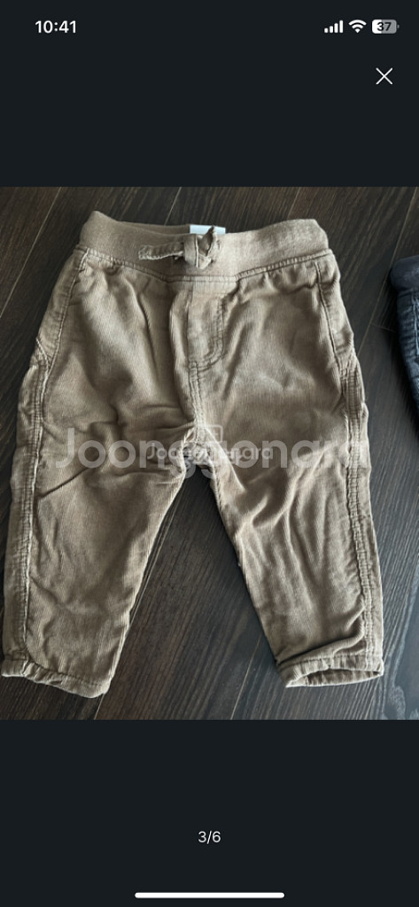 아기 자라 바지 3장 9-12M, 80cm--2