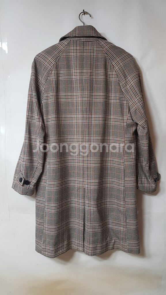 H&M 글렌체크 트렌치코트 새상품 100--4