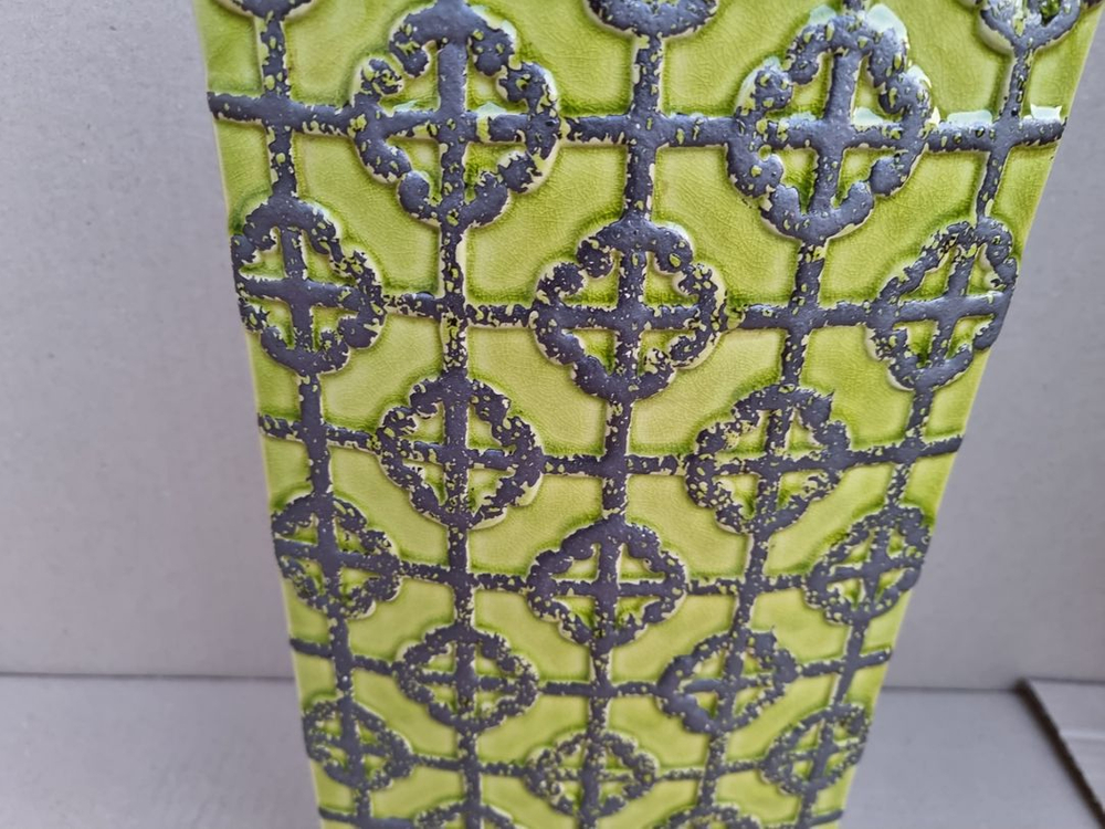 그린 컬러 세라믹 도자기 화병--3