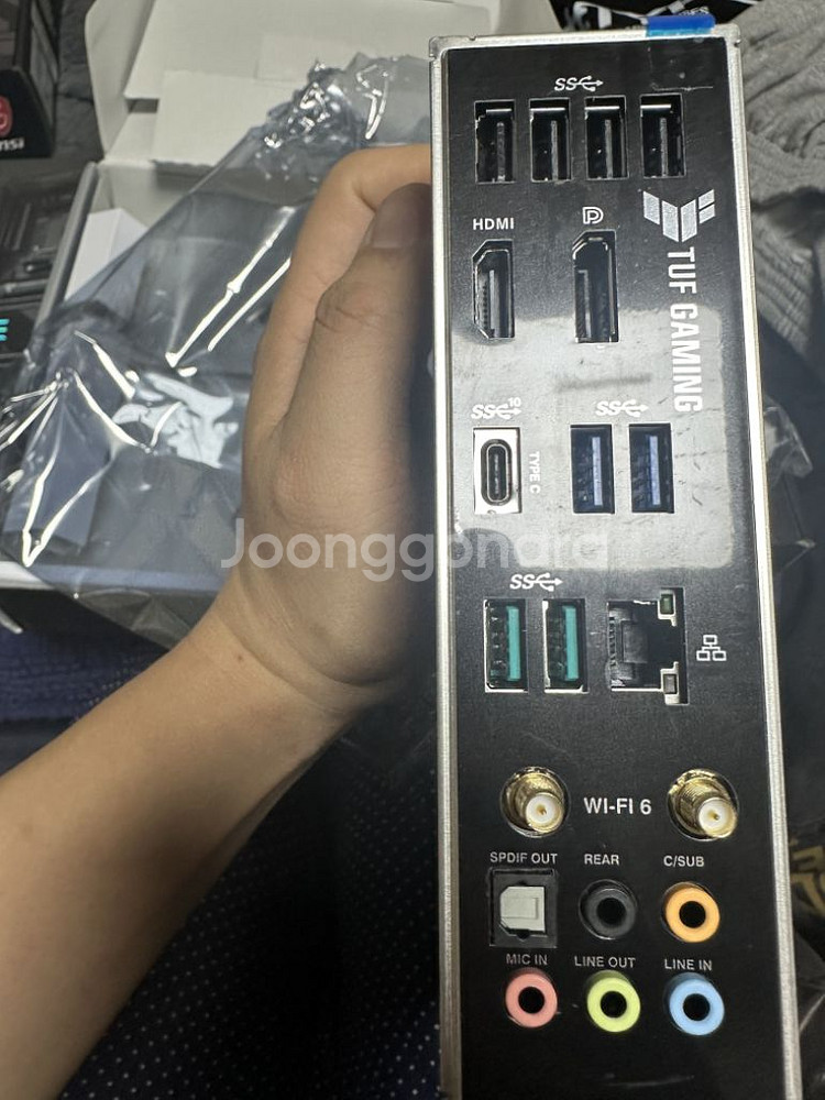 단순개봉 미사용 TUF GAMING B560M-PLUS--1