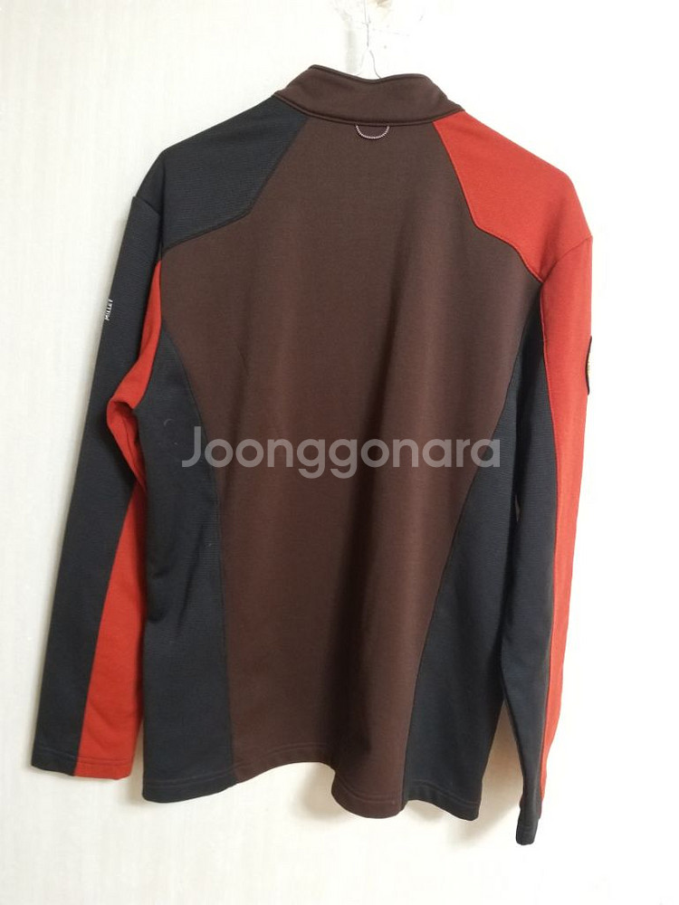 남성 밀레 기모 겨울 등산티셔츠 (스판100)--5