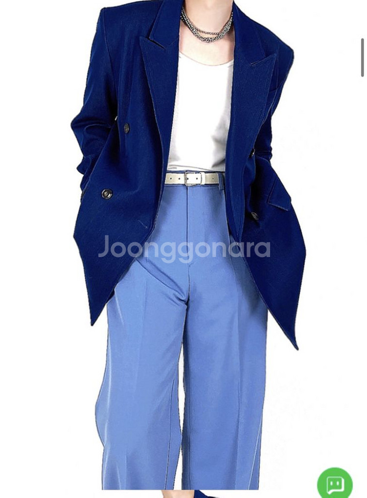 룩커버 로든 데님 더블자켓 set--1