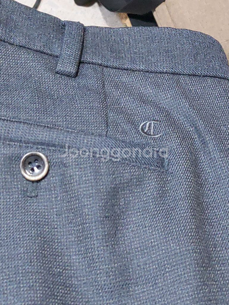 100(38-40) 클럽캠브리지 모직 슬랙스 바지--6