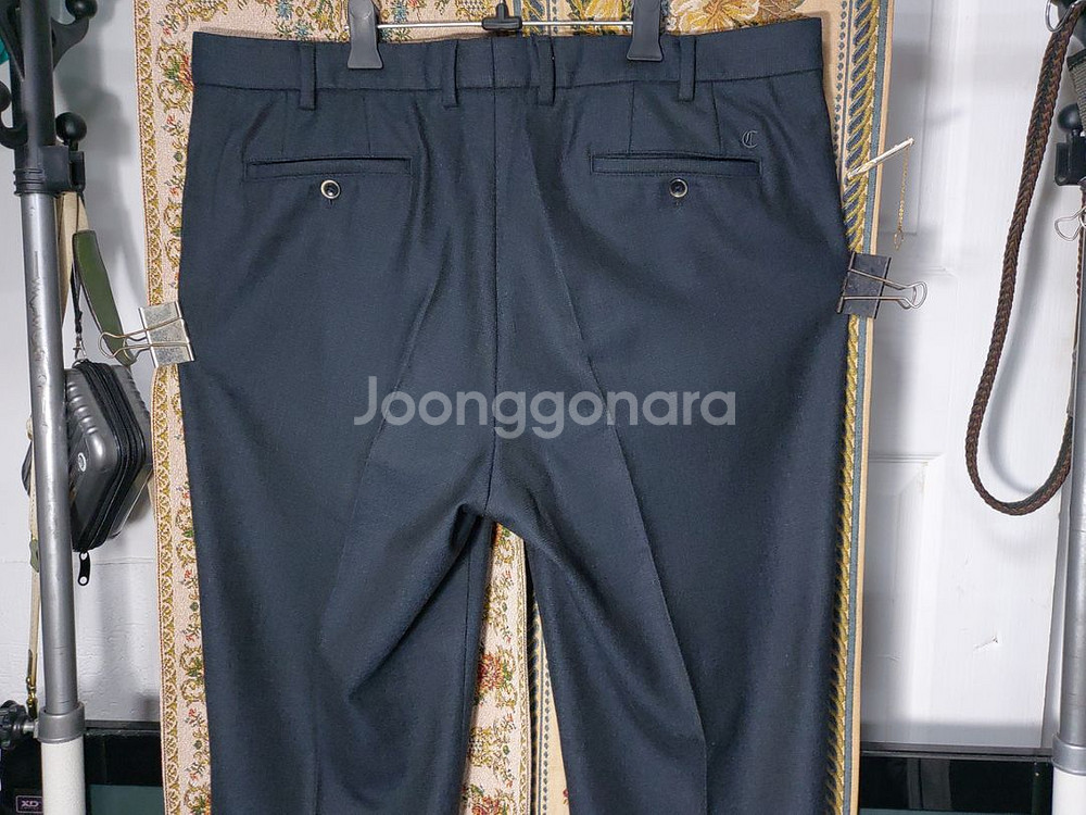 100(38-40) 클럽캠브리지 모직 슬랙스 바지--5