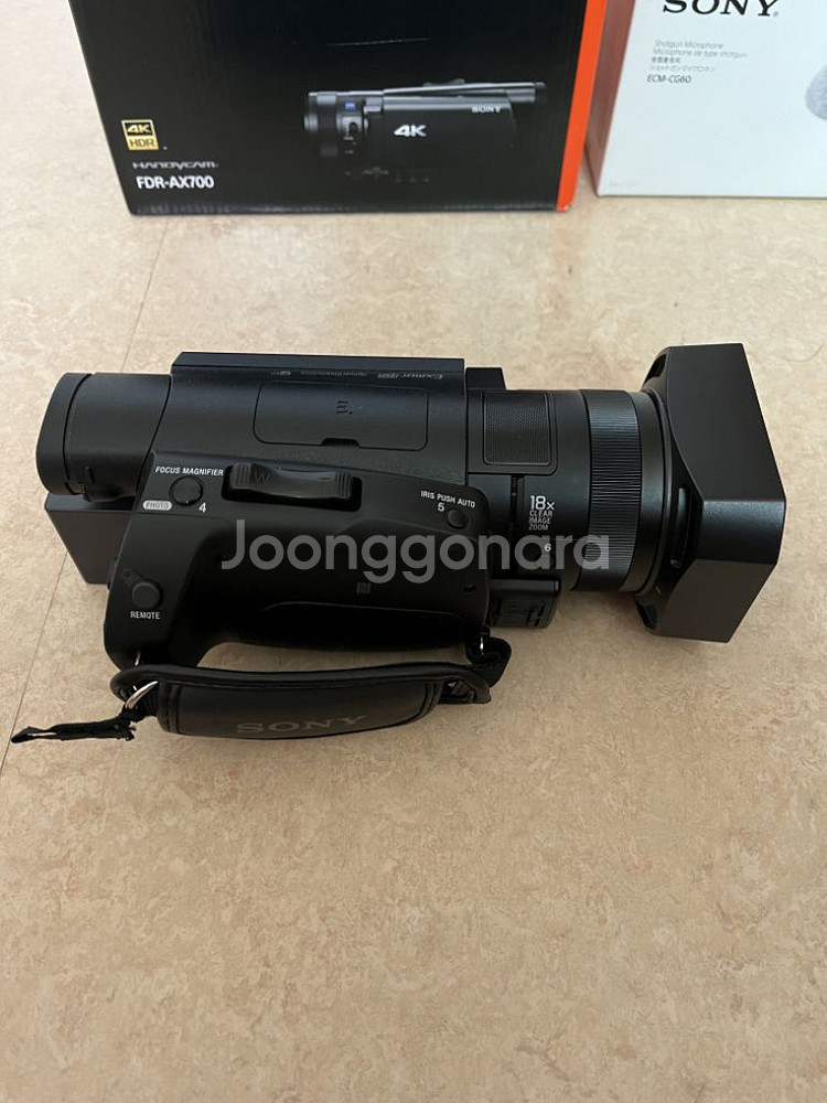 소니 캠코더 AX700--4