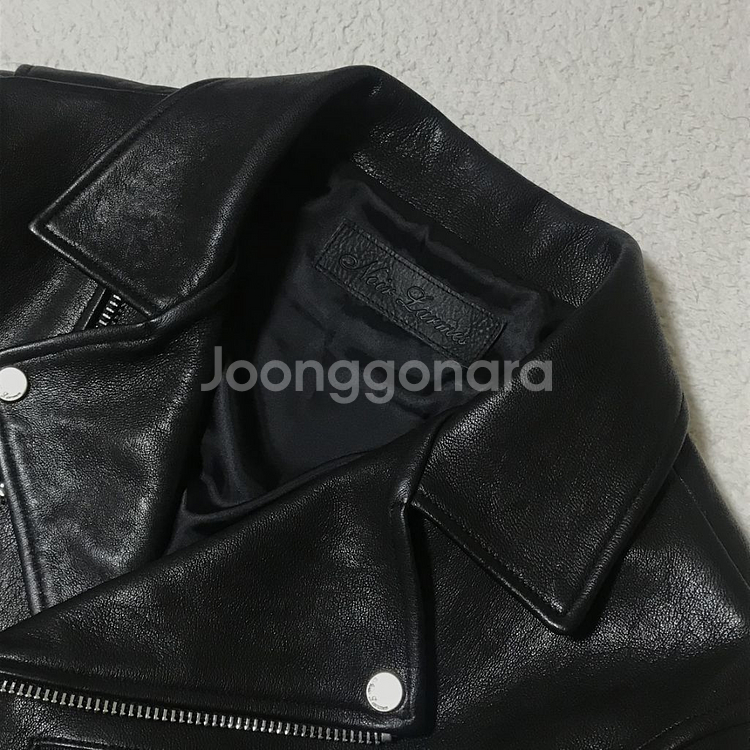 [44] 느와르라르메스 양가죽 라이더 자켓--1