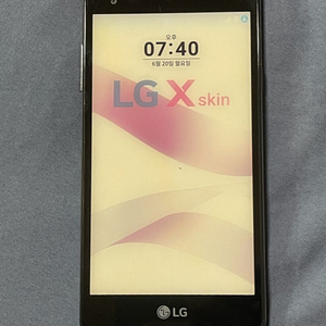 LG X skin 공기계 모형 스마트폰 피규어 인테리어