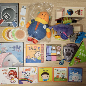 [장난감] 돌전후 어린이집 교구, 책 + 아람 샘플북