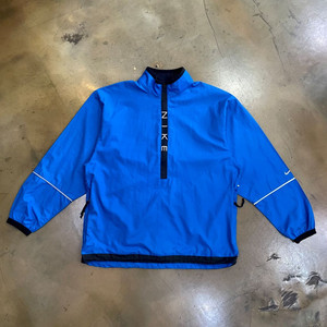 [택포] 나이키 하프집업 바람막이 자켓 블루 90