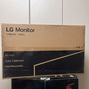 업무용 모니터2대 27인치 LG 27MK600M 팝니다