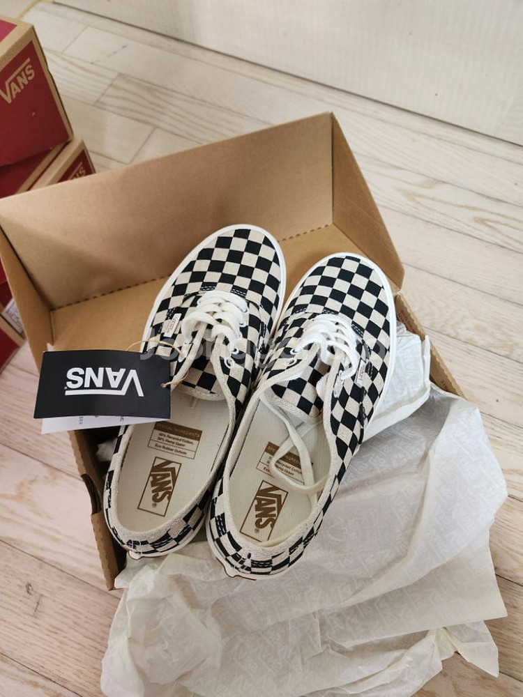 반스 체커보드 어센틱,남여공용,반스(255),새상품--2