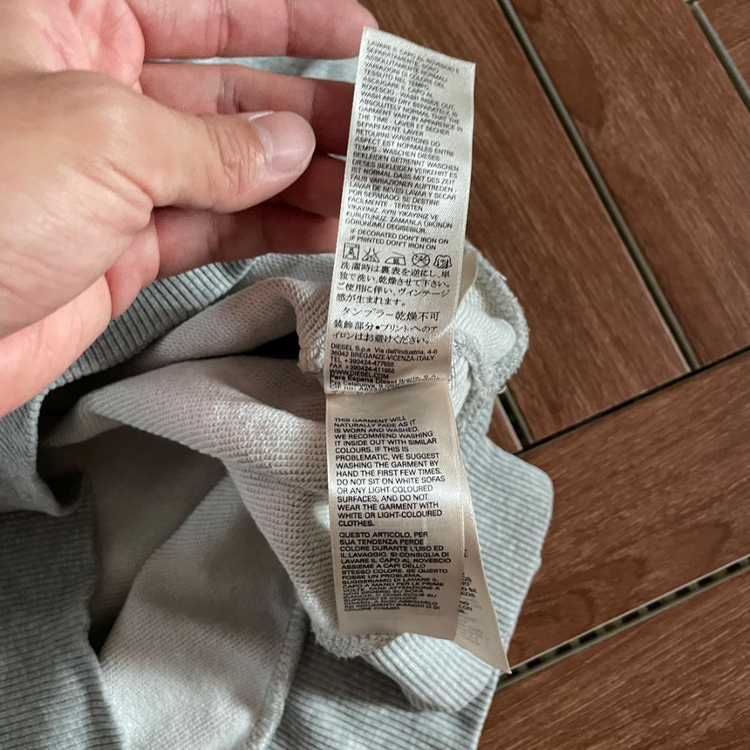 디젤 데미지 포인트 후드티 L--7