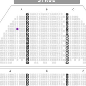 오페라의유령 조승우 vip석 1층 a구역 7열 11