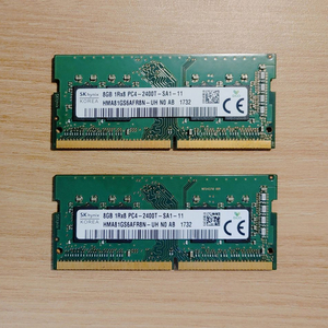 노트북 SK하이닉스 DDR4 8G X 2개 16G램