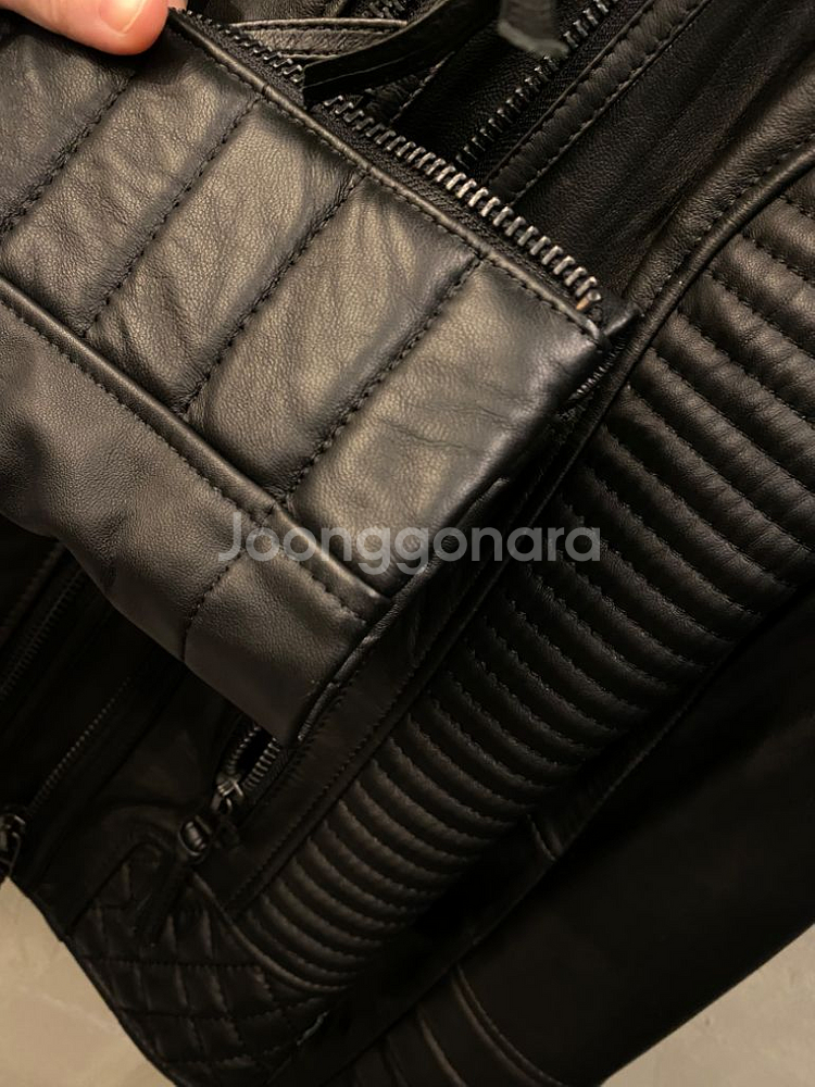 보다스킨 양가죽자켓 여성--6