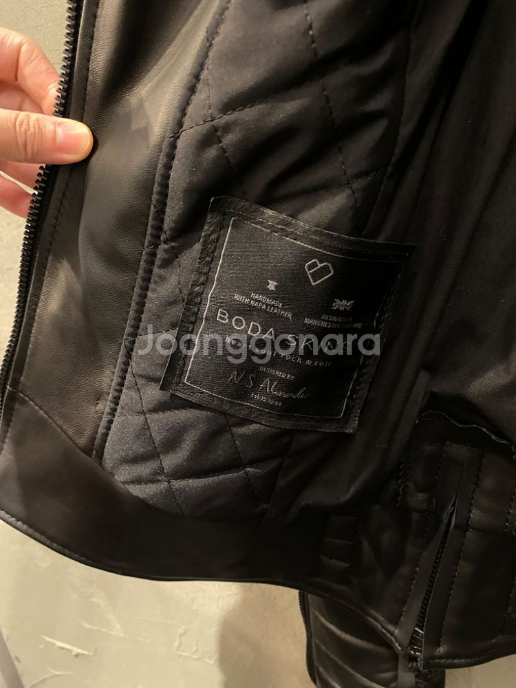 보다스킨 양가죽자켓 여성--8