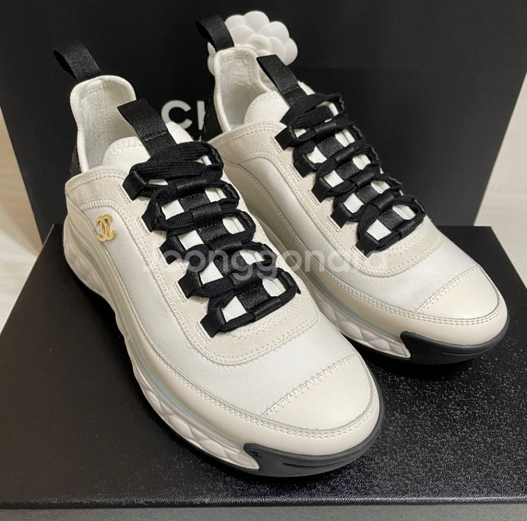 샤넬 믹스드 파이버 아이보리운동화(36.5:235mm)--1