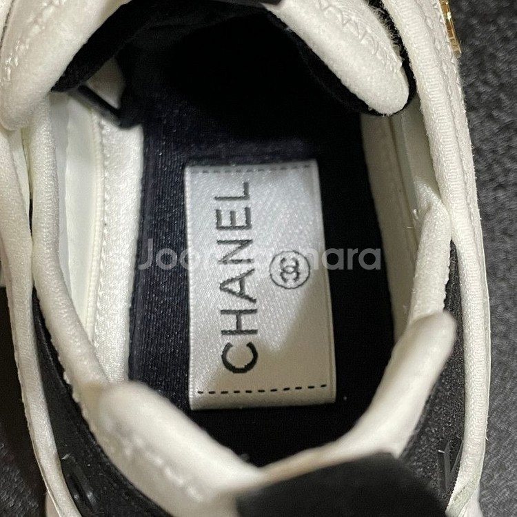 샤넬 믹스드 파이버 아이보리운동화(36.5:235mm)--6