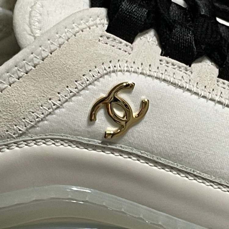 샤넬 믹스드 파이버 아이보리운동화(36.5:235mm)--4