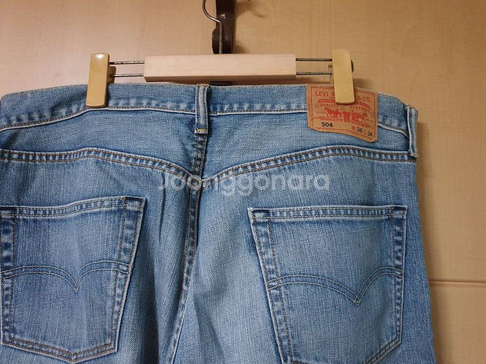 리바이스 청바지504 사이즈36/34--2