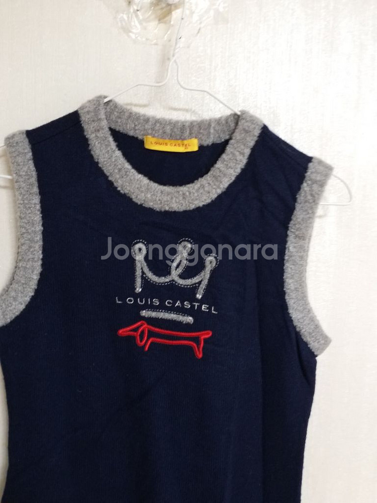 여성 루이까스텔 골프 울 니트조끼 (90)--1