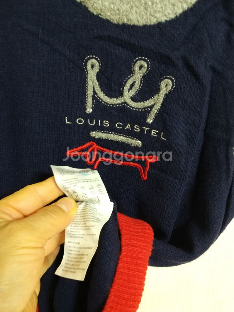 여성 루이까스텔 골프 울 니트조끼 (90)--2