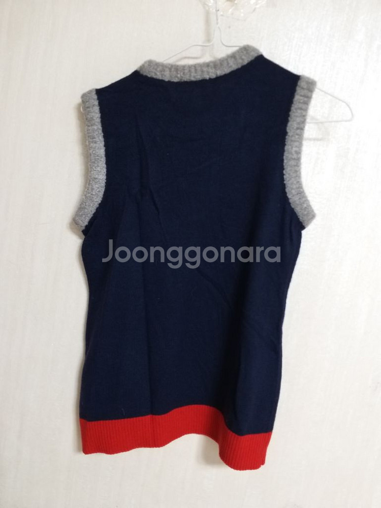 여성 루이까스텔 골프 울 니트조끼 (90)--5