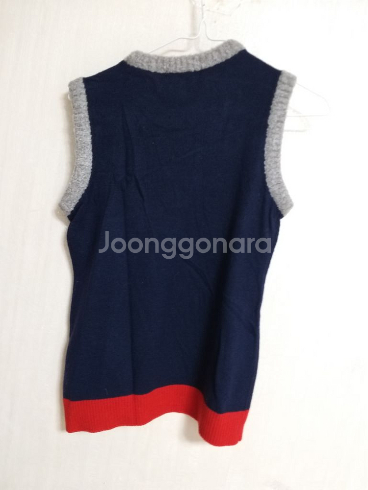 여성 루이까스텔 골프 울 니트조끼 (90)--3