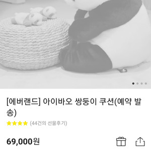 아이바오 쌍둥이 쿠션 (+푸바오 50일 인형)