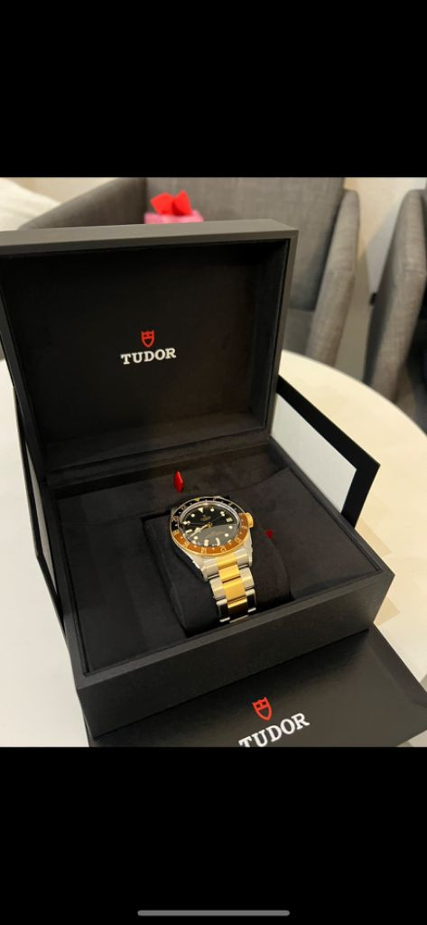 튜더 블랙베이 S&G gmt 콤비 41mm(풀구성품)--1