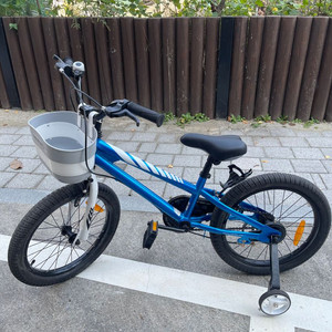 로얄베이비 아동용자전거 18인치 보조바퀴자전거 블루색상
