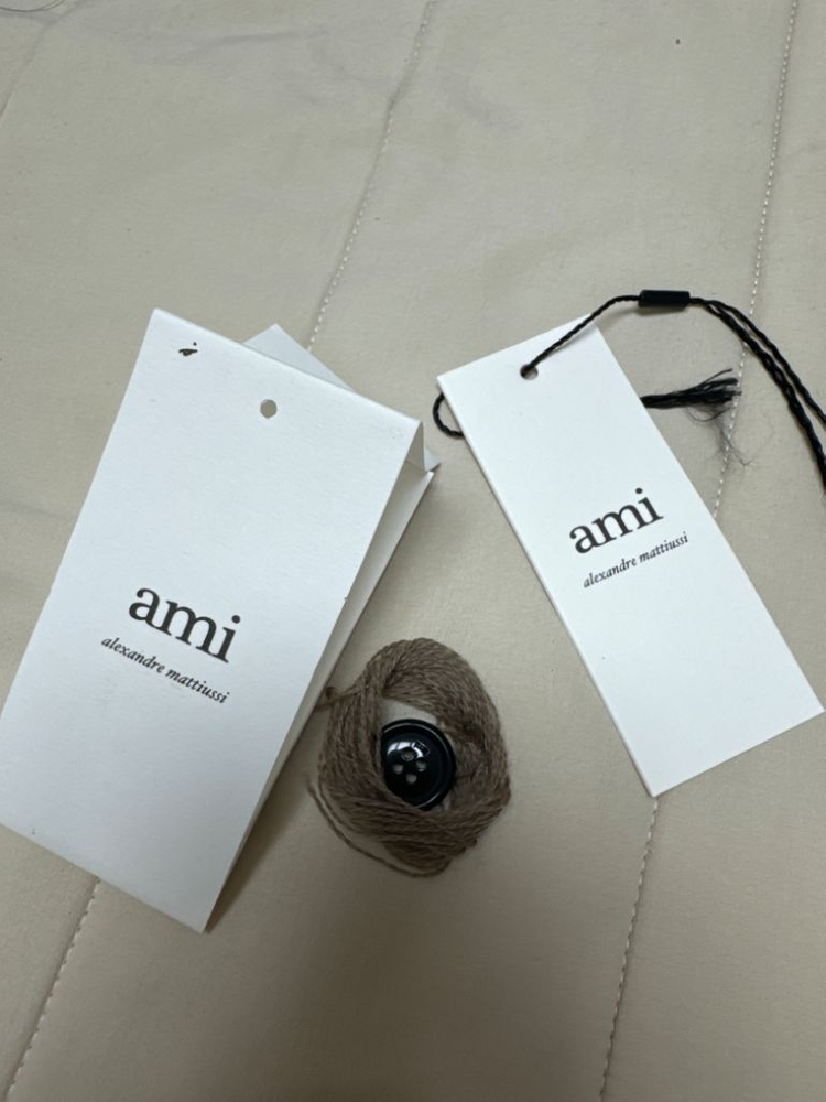 22SS 아미 스몰 하트 로고 울 가디건 토프 이미지