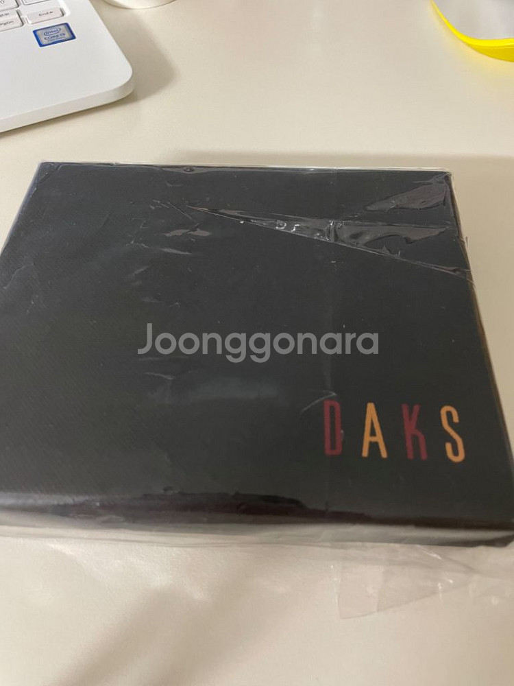 DAKS 로고배색 소가죽 카드지갑 새상품--8