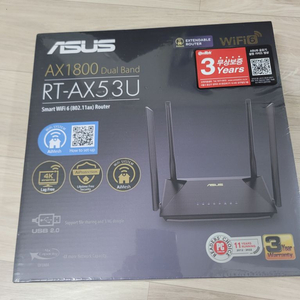 asus rt-ax53u 유무선 공유기 아수스 미개봉