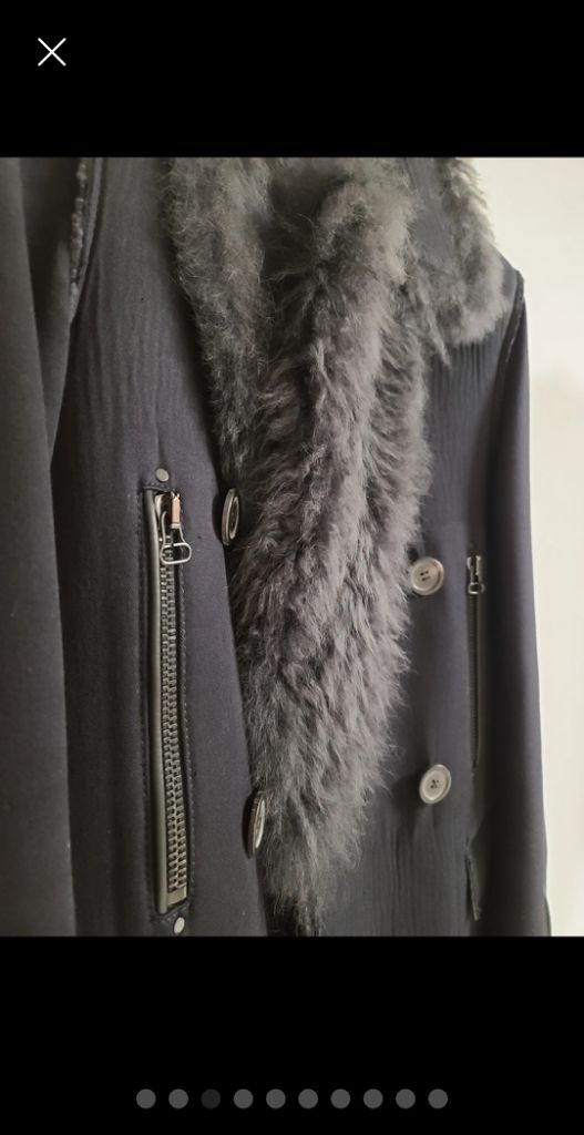 랑방 LANVIN 13fw 메인컬렉션 무스탕 코트--2