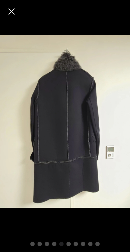 랑방 LANVIN 13fw 메인컬렉션 무스탕 코트--4