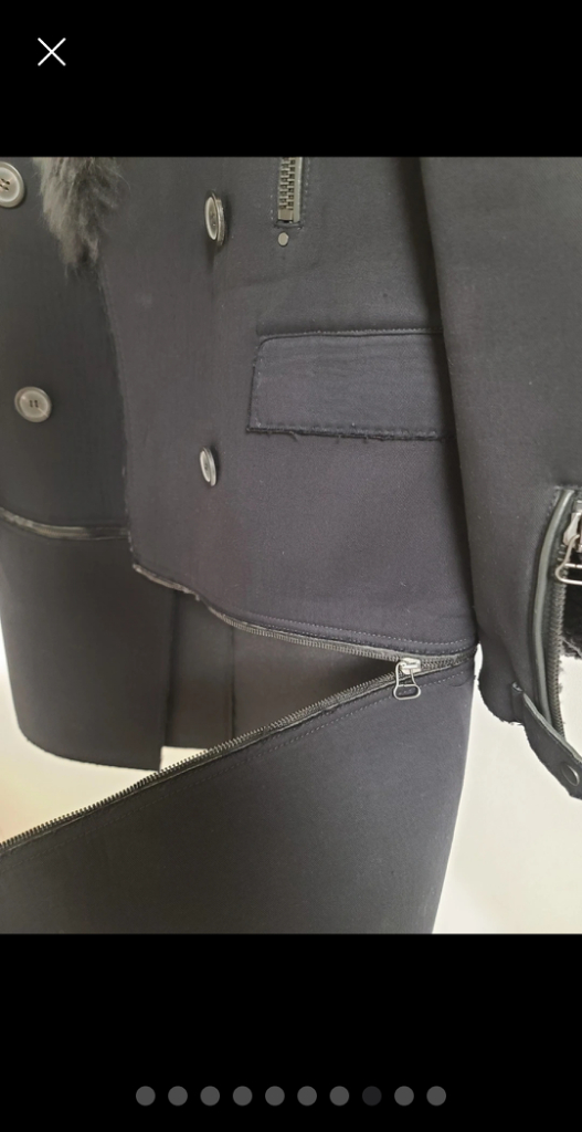 랑방 LANVIN 13fw 메인컬렉션 무스탕 코트--7