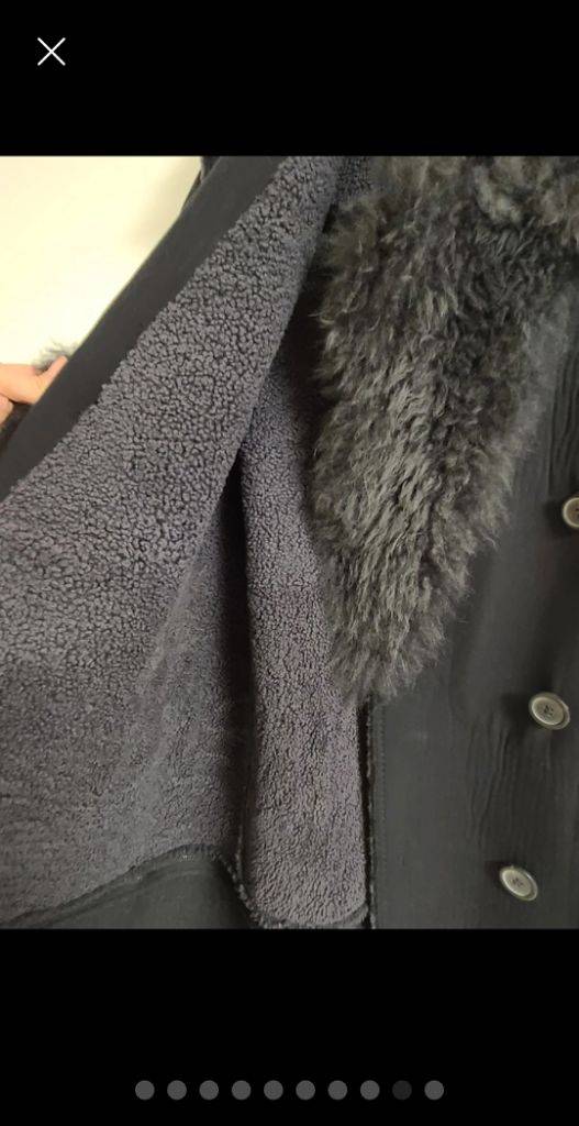 랑방 LANVIN 13fw 메인컬렉션 무스탕 코트--8