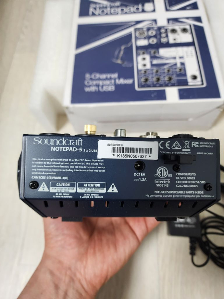 사운드크래프트 Notepad-5 미니믹서--1