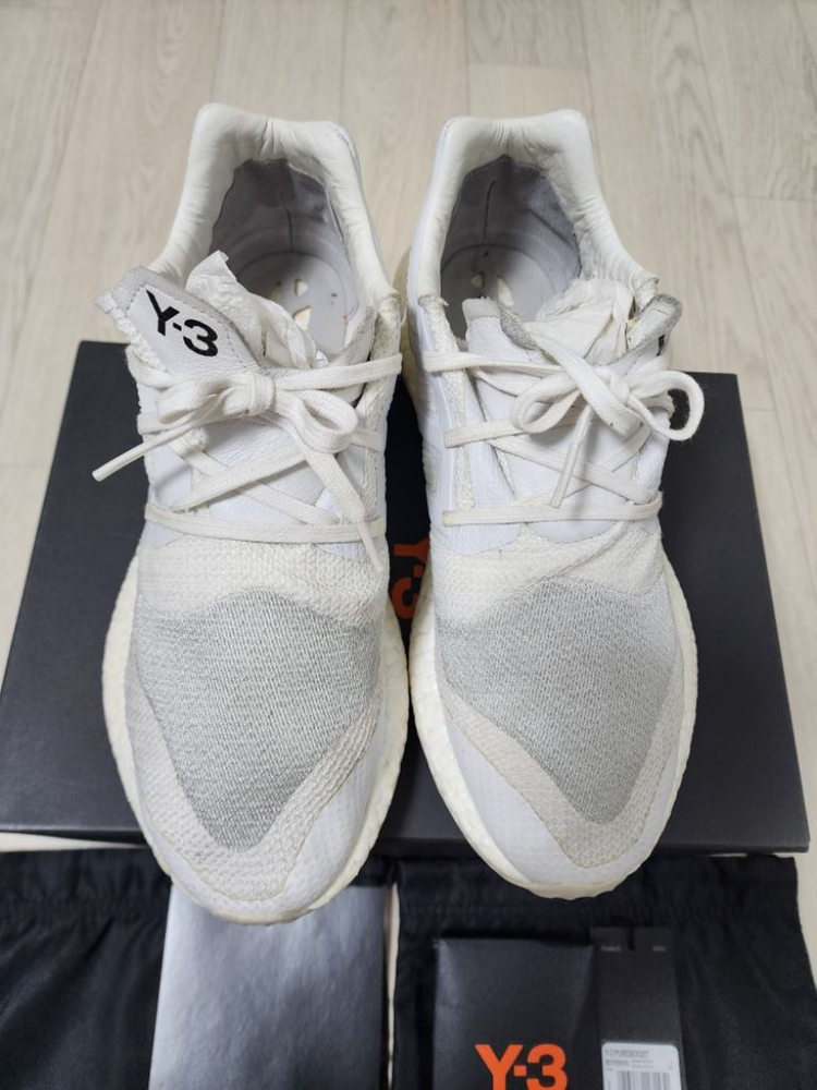 [265]Y-3 퓨어부스트 트리플 화이트--2
