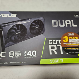 ASUS DUAL 지포스 RTX 3060 Ti D6X