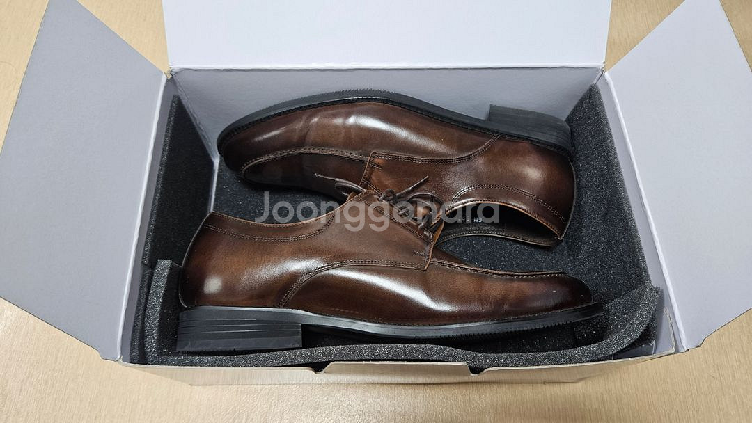 텐디 소가죽 더비슈즈 260mm 브라운 9920036--4