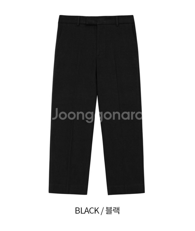 남자 면기모밴딩슬랙스 L 새상품 (차콜만남음)--1