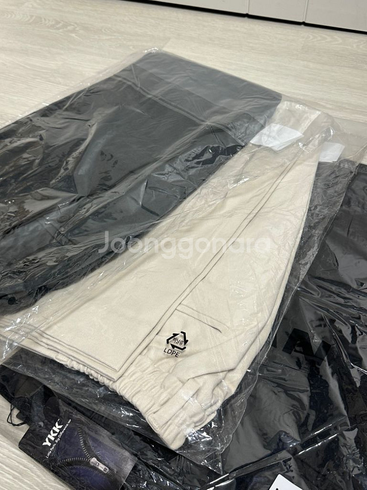 남자 면기모밴딩슬랙스 L 새상품 (차콜만남음)--5